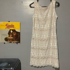 J. Howard size 10 cream dress